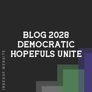 2028 Democratic Hopefuls Unite Against Trump’s Iran Strikes: A Constitutional Crisis | Logo - Indexof